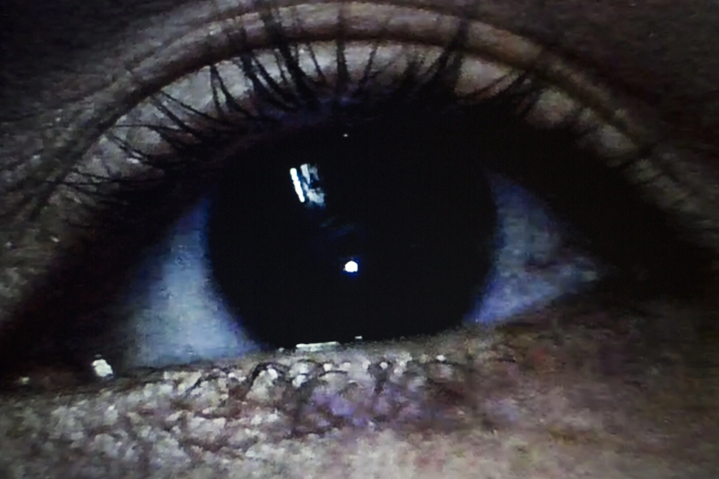 Frame from “On darkness”, Experimental video, 2018, 8 minutes 32 seconds