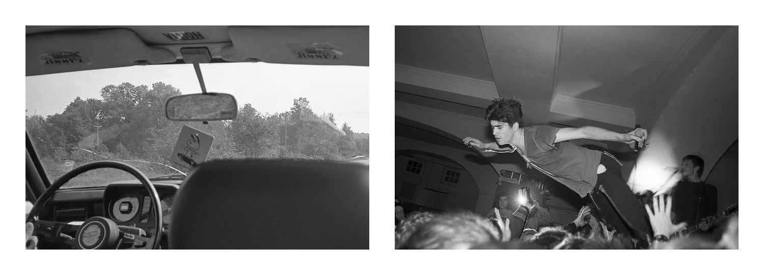 All photos were shot in 35mm with a manual focus camera. Digital scans direct from the original negatives are giving the images—many of which were never printed—new life.