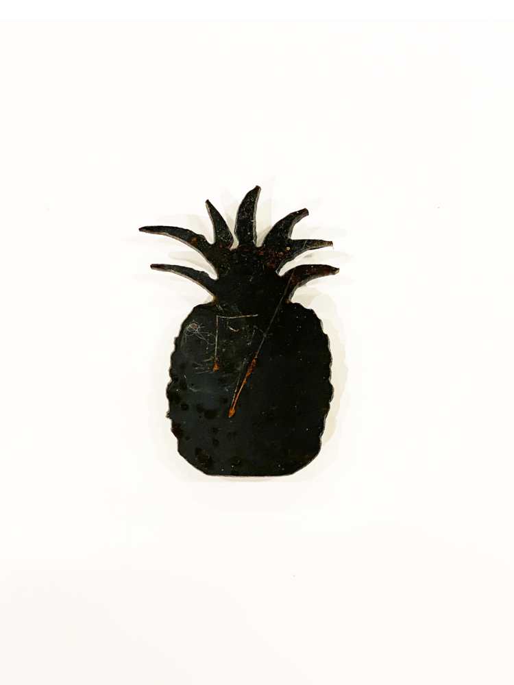 Pineapple Magnet — Indigo