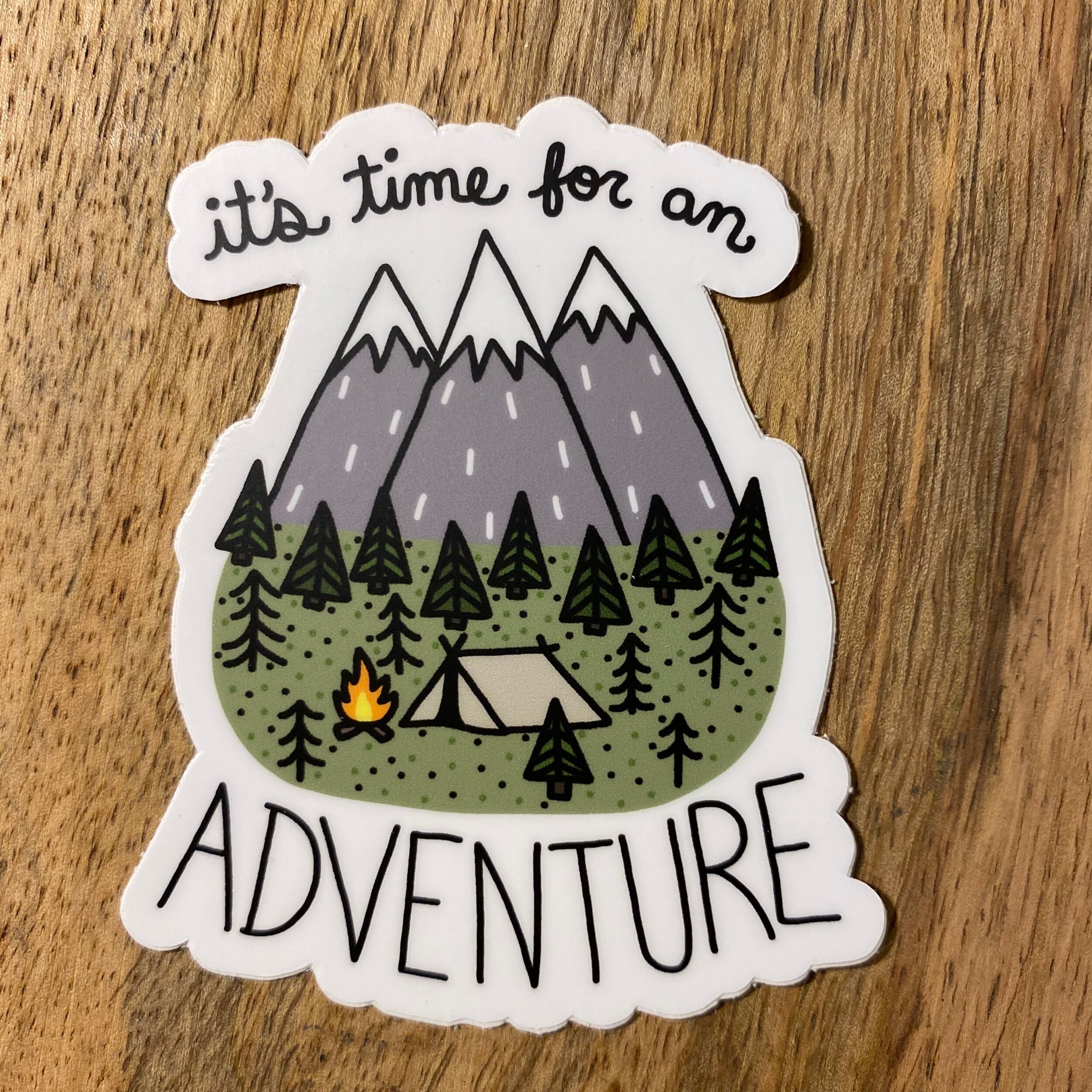 It's Time for an Adventure Sticker