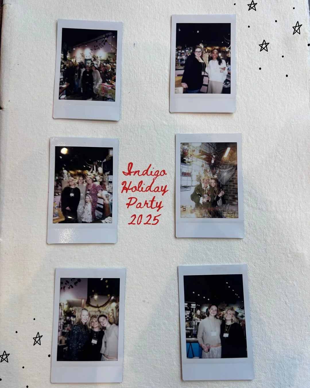 ⭐️🎄A little photodump from our sweet holiday party last week. We are so incredibly appreciative of the community that has supported us over the past 32 years. An extra special thanks for the amazing team that keeps indigo running and beautiful ⭐️🎄 