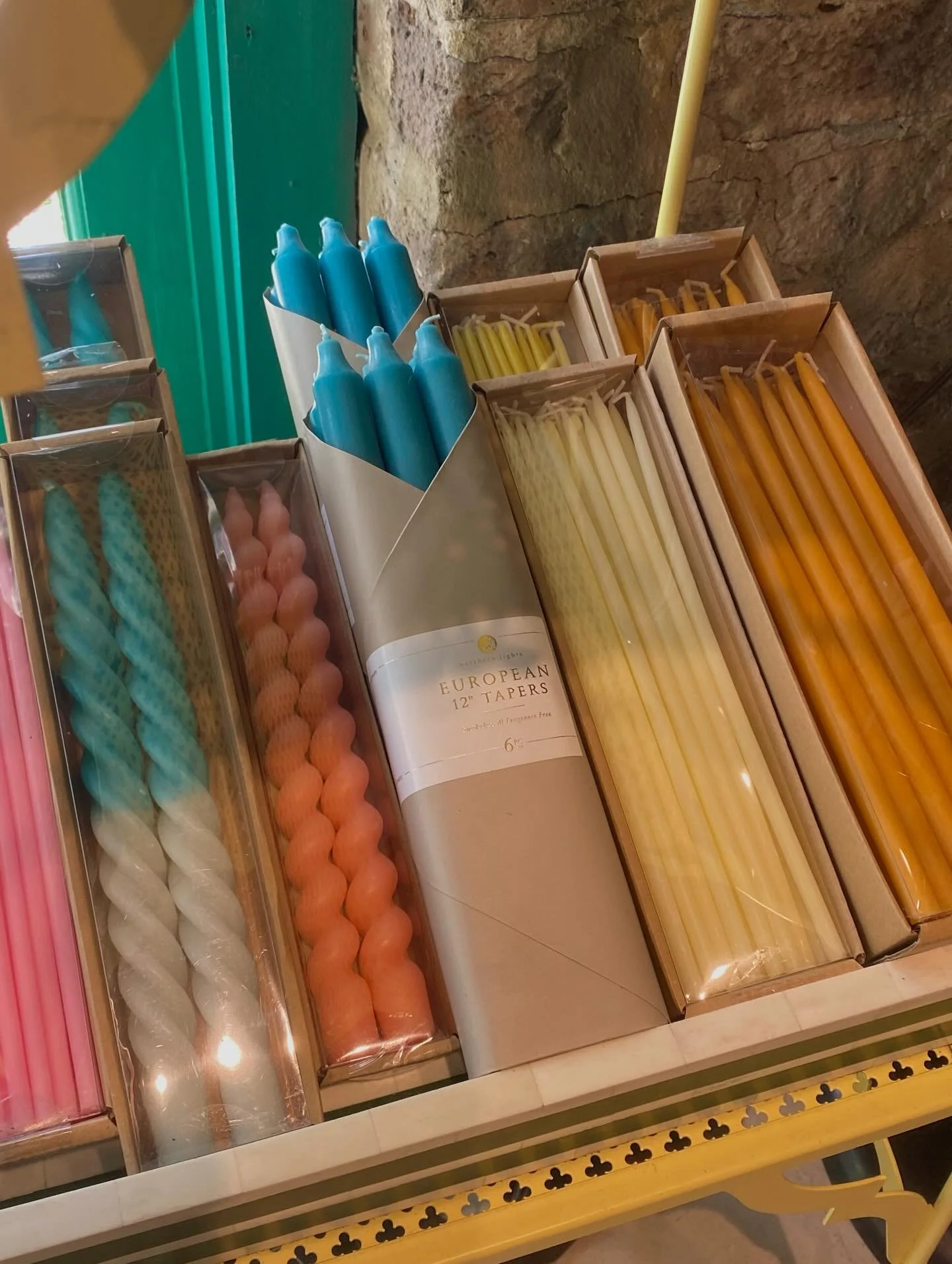 The bestttt way to elevate a room is a cute taper candle!!! We&rsquo;ve got the cutest candles (plus some cute holders for them)!!! 

#tapercandle #candle #cutestore #chs #shoplocal