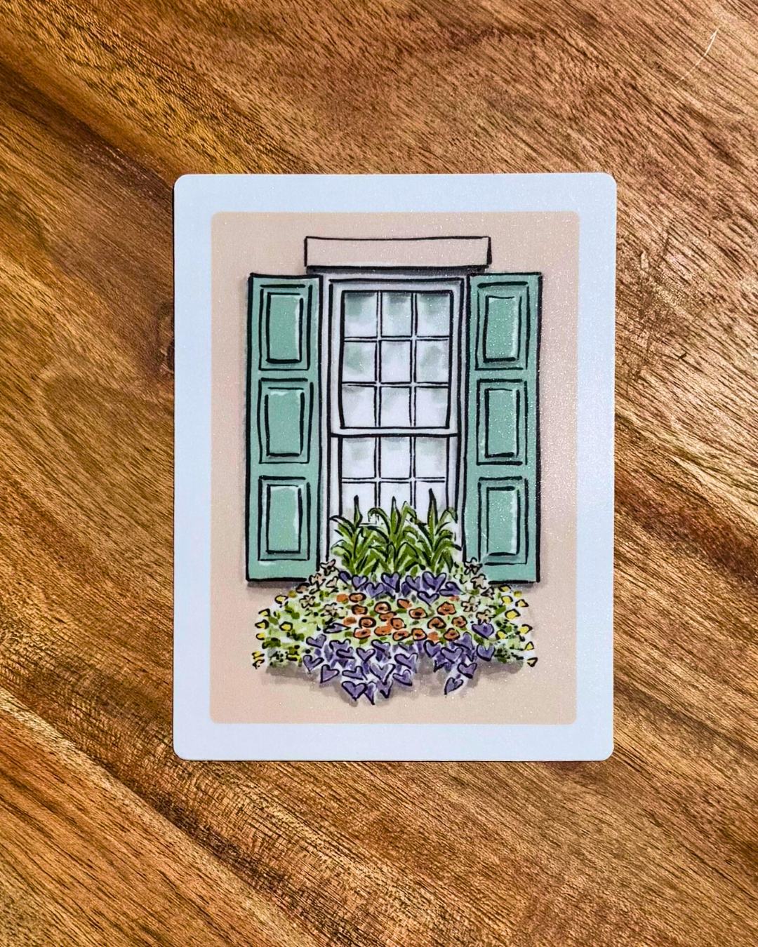 Charleston Window Box Sticker