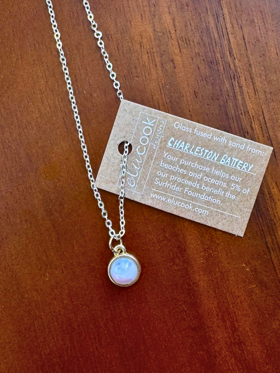 Charleston Battery Mini Necklace