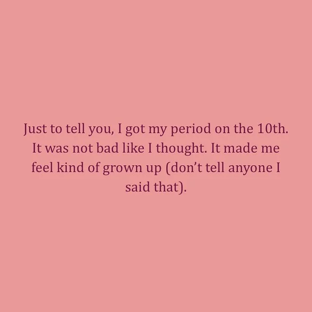 age 11 | 2002
re: periods.
.
.
.
#period #periodproblems #firstperiod #firstperiodstory #menstration #age11 #2002 #grownup #diary #deardiary #donttellanyone #secret #secrets #journal #journaling #kidwriting #confessions #adulting #puberty #elementary