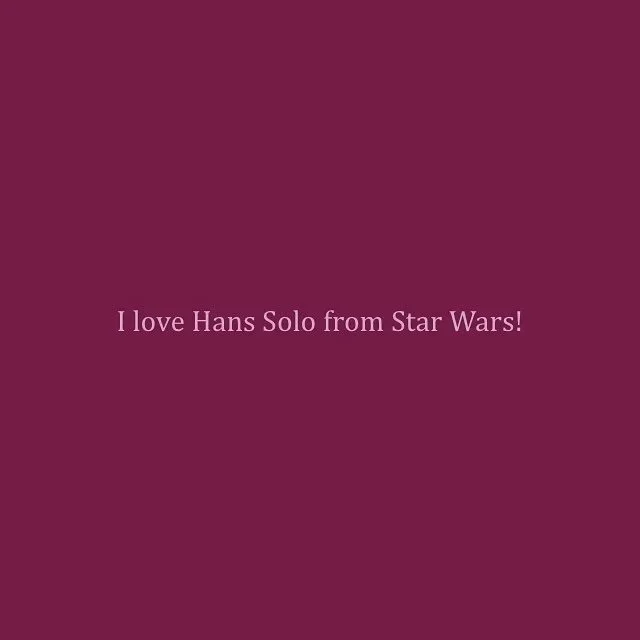 re: Han Solo