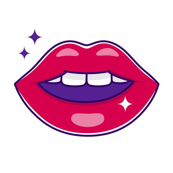 Animated Cartoon Lips Gif