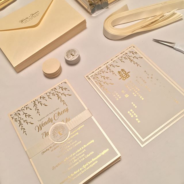 From invitations to day-of stationeries. So thankful to @wedgyy and @jaeminyu for allowing us to be a part of their beautiful wedding 💕 #wendyfoundyu #yufoundwendy
&bull;
&bull;
&bull;
Wedding Photographer: @herastudiosinc 
Wedding Planner: @shingwe