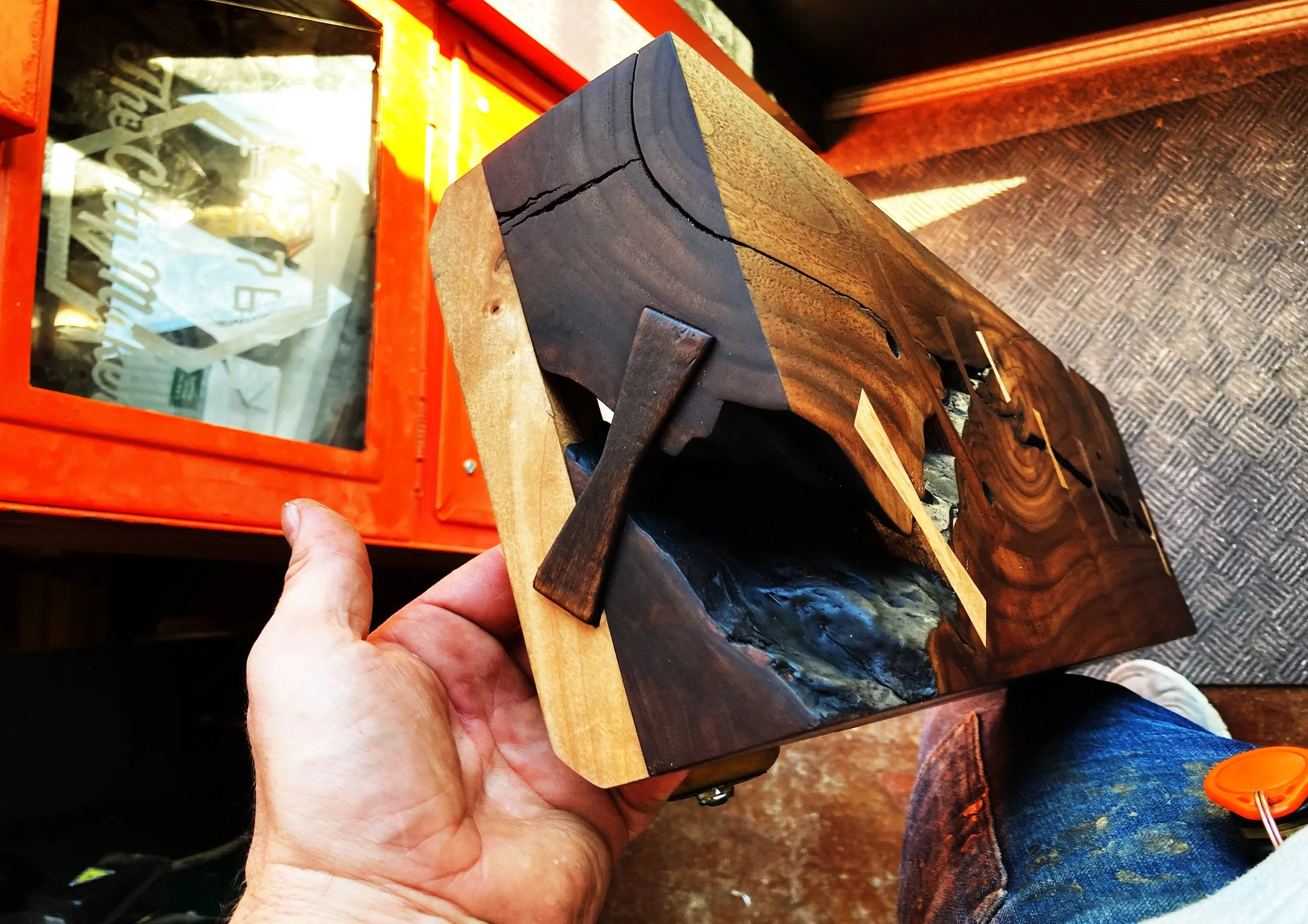 Slab skate Board