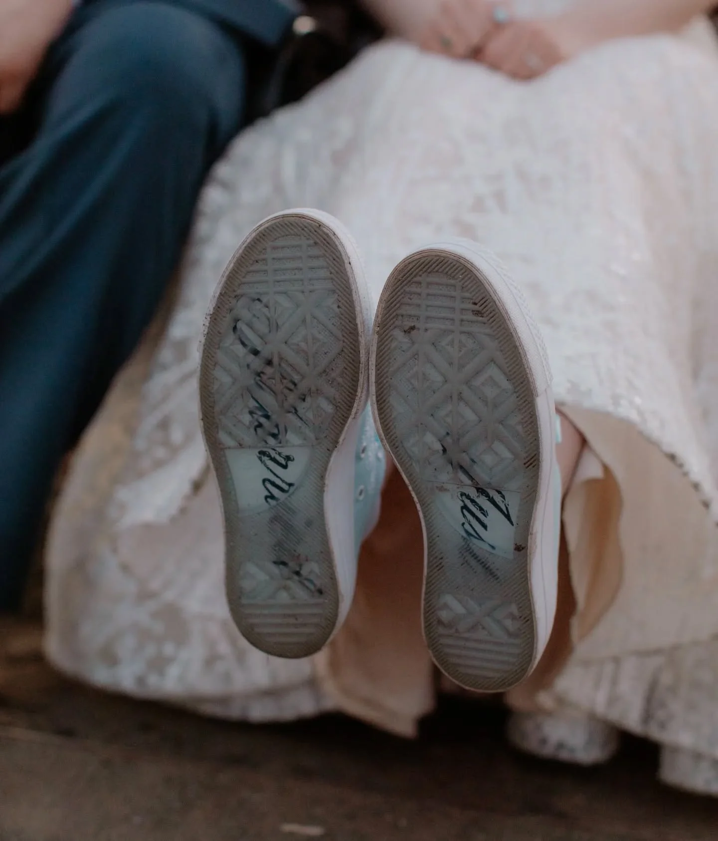 Just Married 👟👟🤍
How cute are Erica &amp; Nathan at their intimate wedding at the Hawthorne Hotel in Salem? 
&bull;
&bull;
&bull;
#hawthornhotel #newenglandweddingphotographer #massachusettsweddingphotographer #smallintimateweddings #justmarried