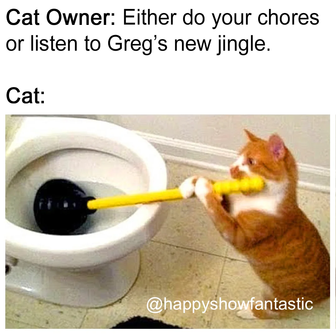 Cat Toilet Chores