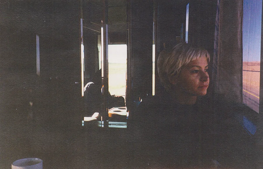 Pic of me on the tour bus.