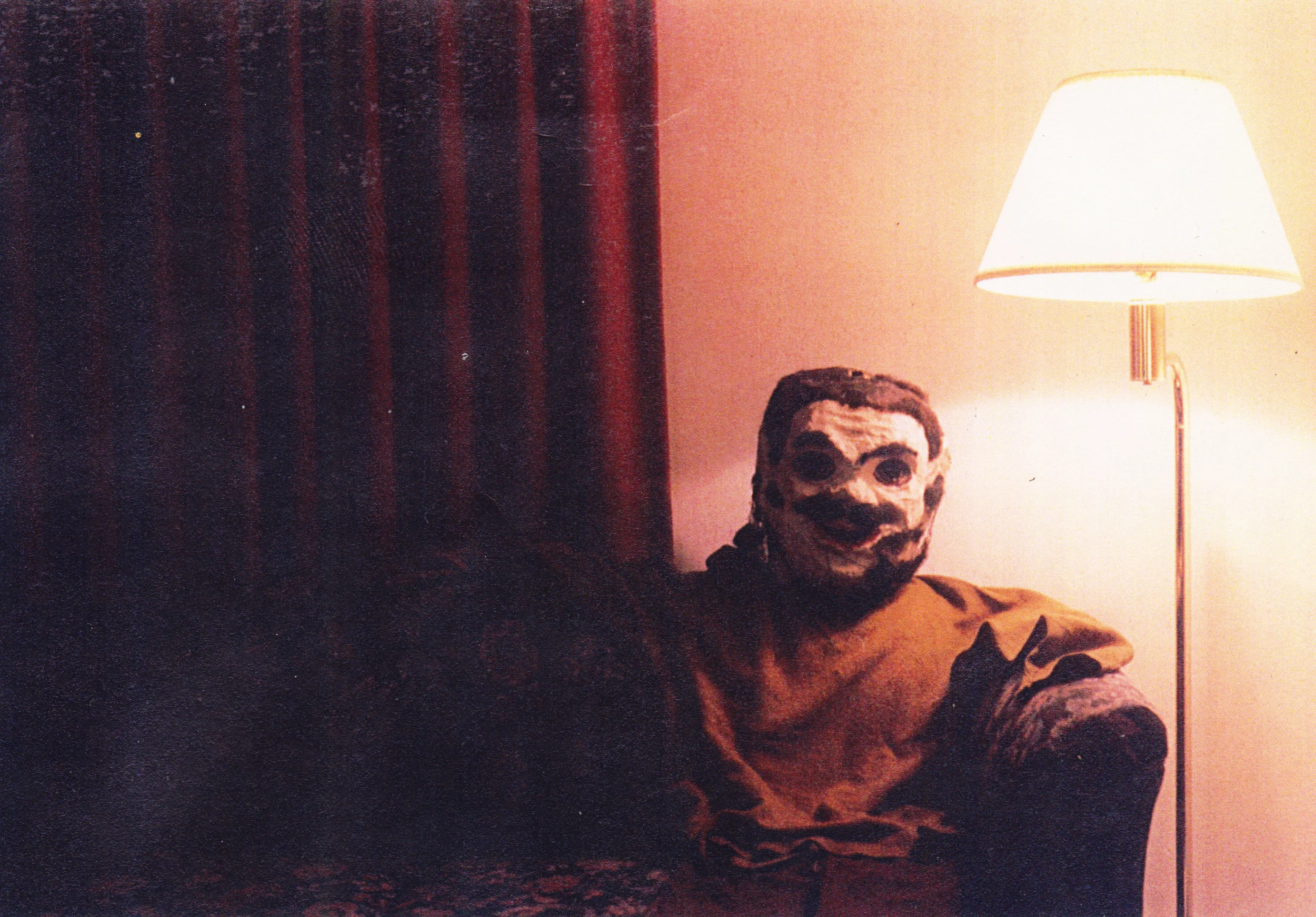 Paper maché head flat people pic taken in my hotel room in Arizona.