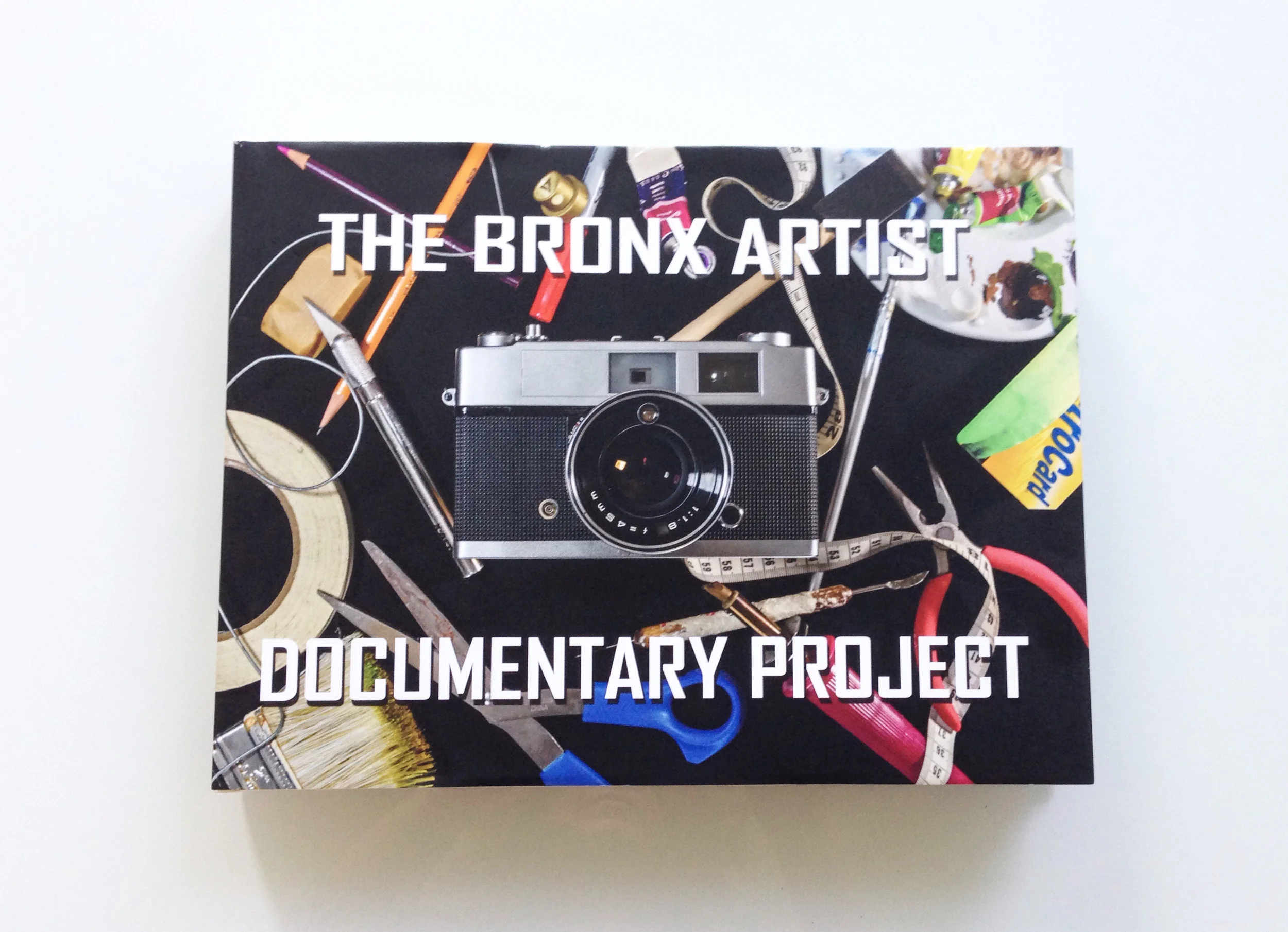 The book for The Bronx Artist Documentary Documentary Project.