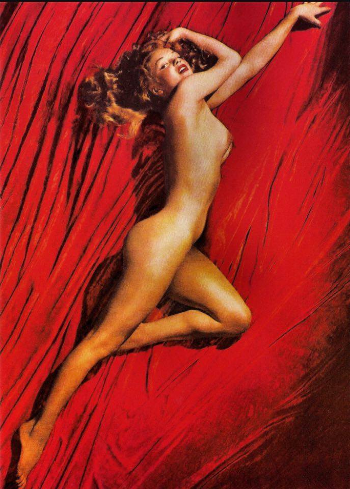Marilyn Monroe, first Playboy centerfold.