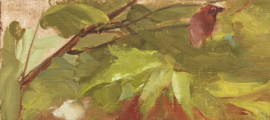 Leaf Study With Bird webcopy.jpg