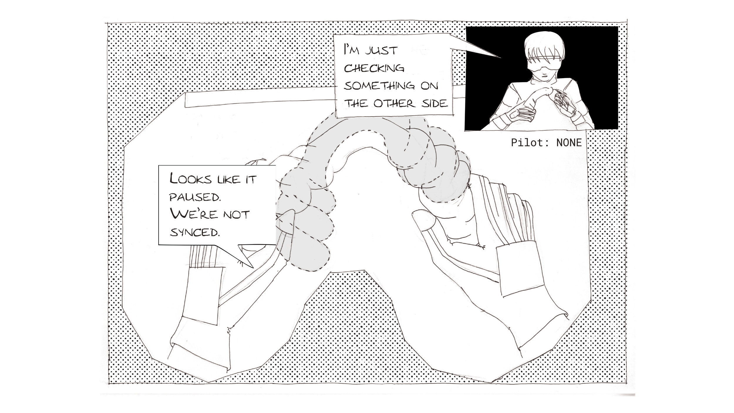 If their material becomes unsynced, the system will automatically pause and they can re-sync it.