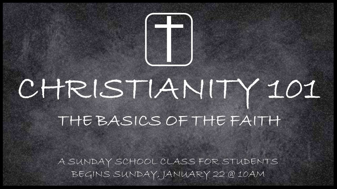  Sunday School begins at 10am