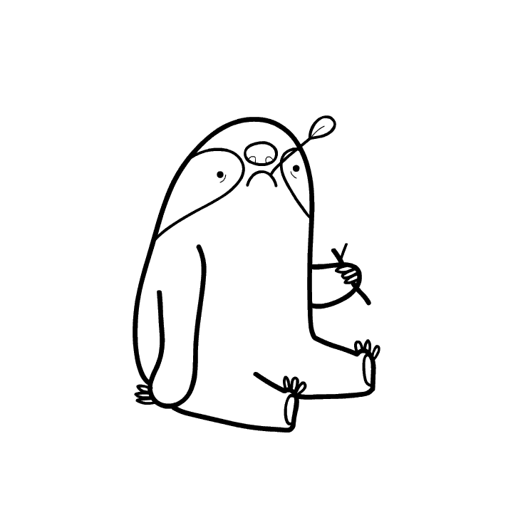 sloth chew.gif