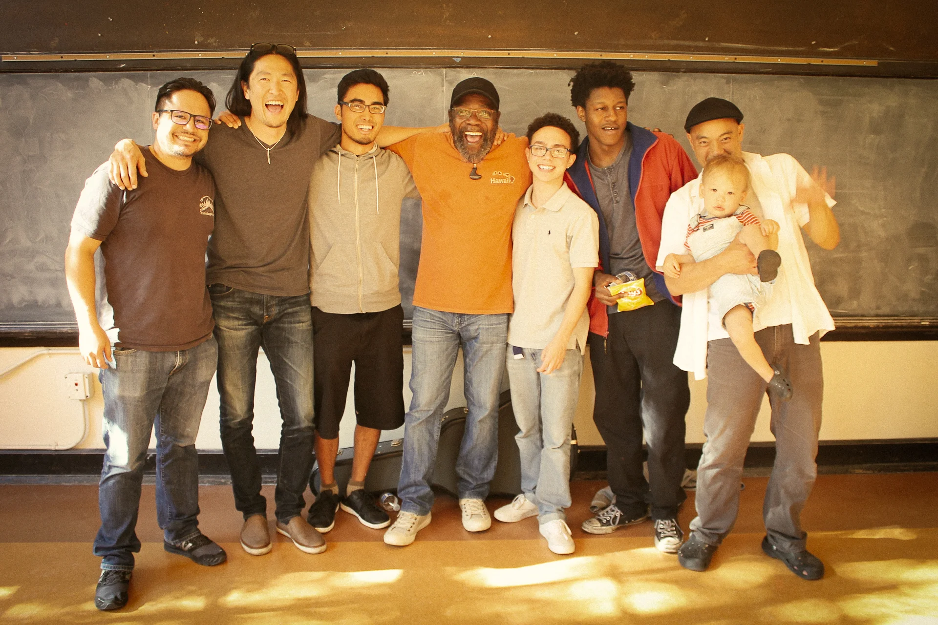Clinton & Some of the Totem Star Crew