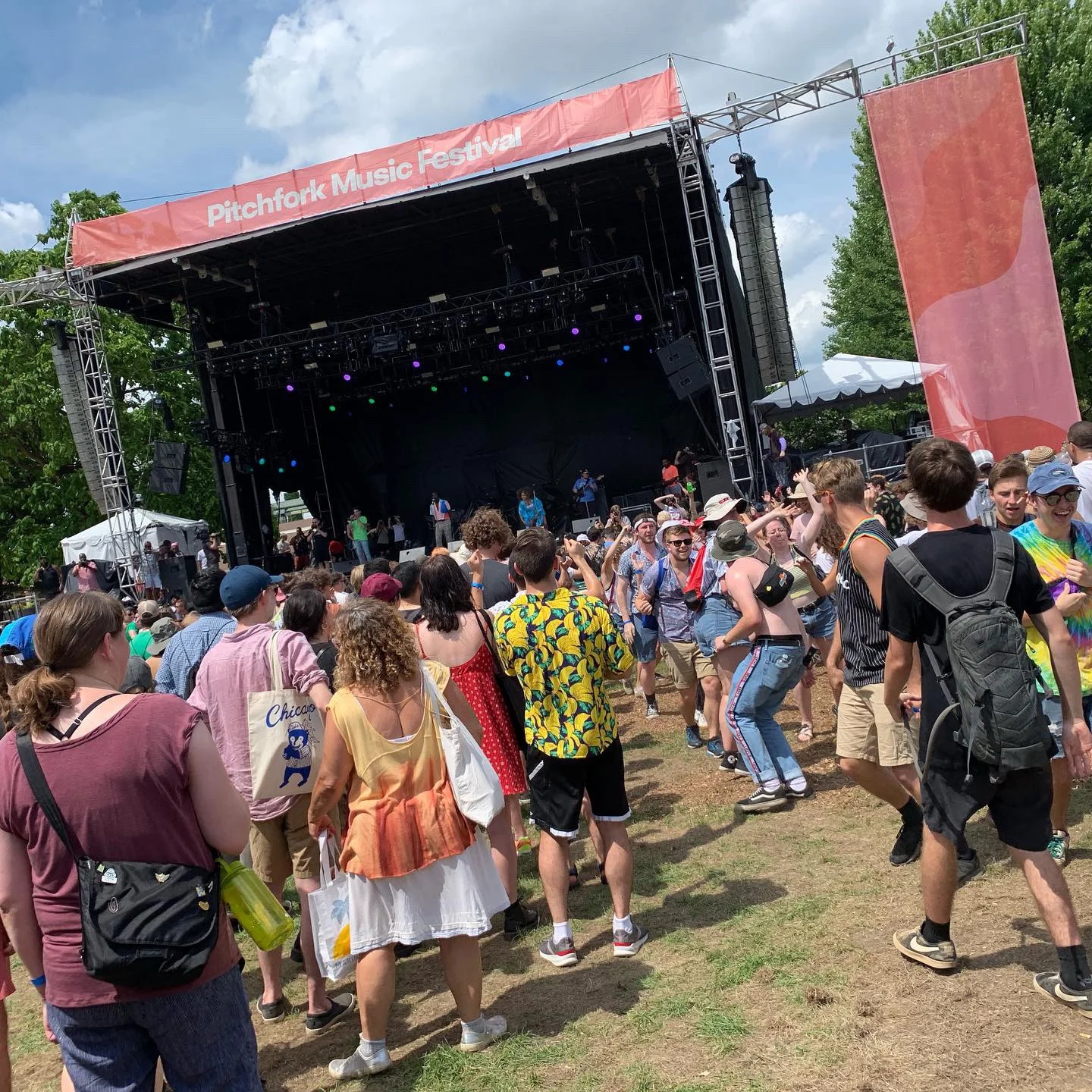 Congo line during Ric Wilson’s set