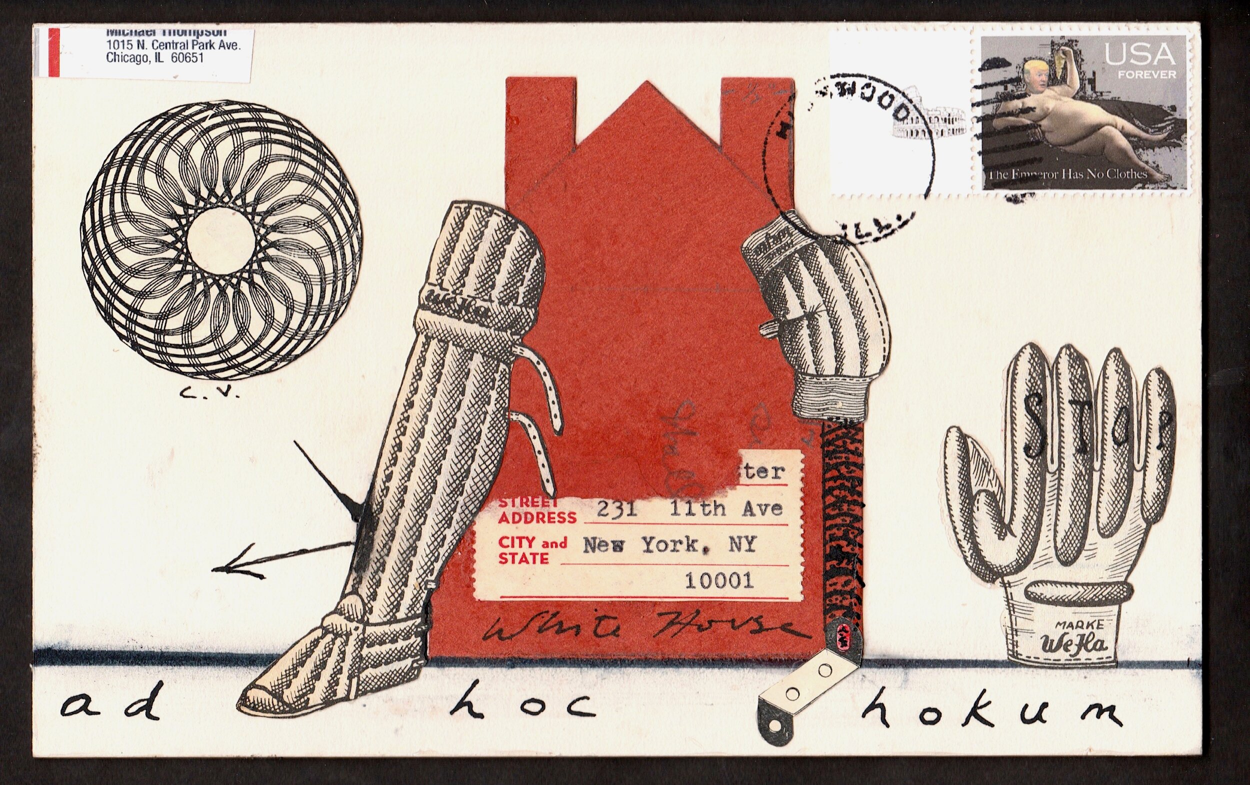 Mixed Media - Faux Ho Ho