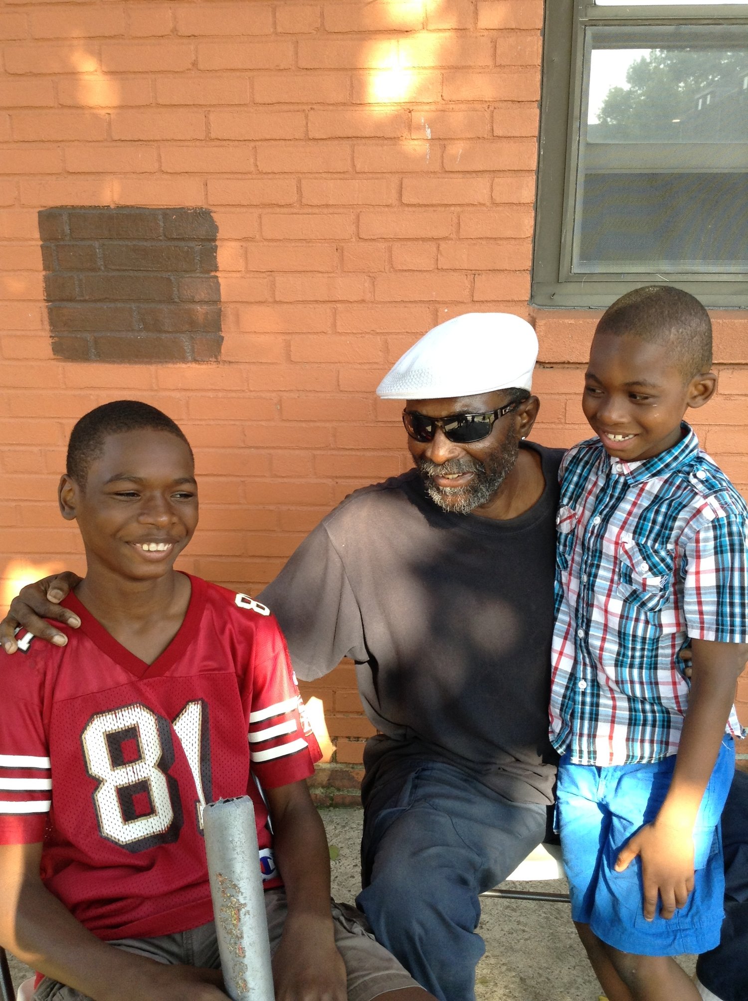 Left to Right. Angel Williams, Savion's father (RIP), Savion Williams