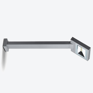 MOVIT Carré monté sur bras 26.5W Spec ► IES/CAD ► Instructions ►