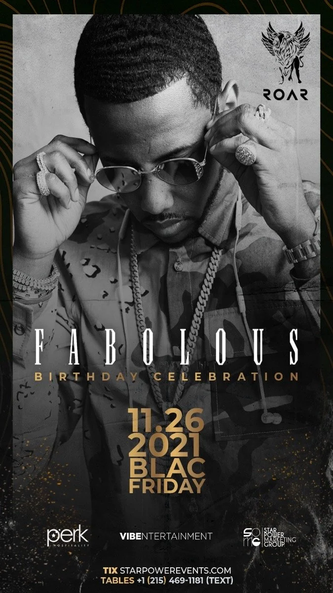 Fabolous Birthday Celebrations, Roar - Philadelphia, PA