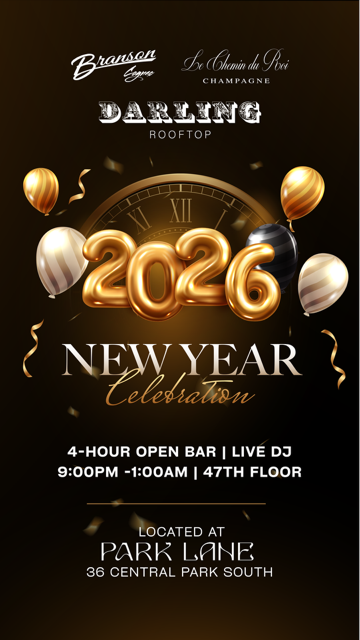 New Years Celebration at Darling Rooftop - New York, NY