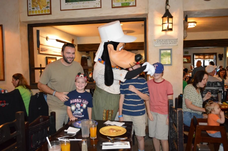 Watch out - Goofy might steal your hat!!