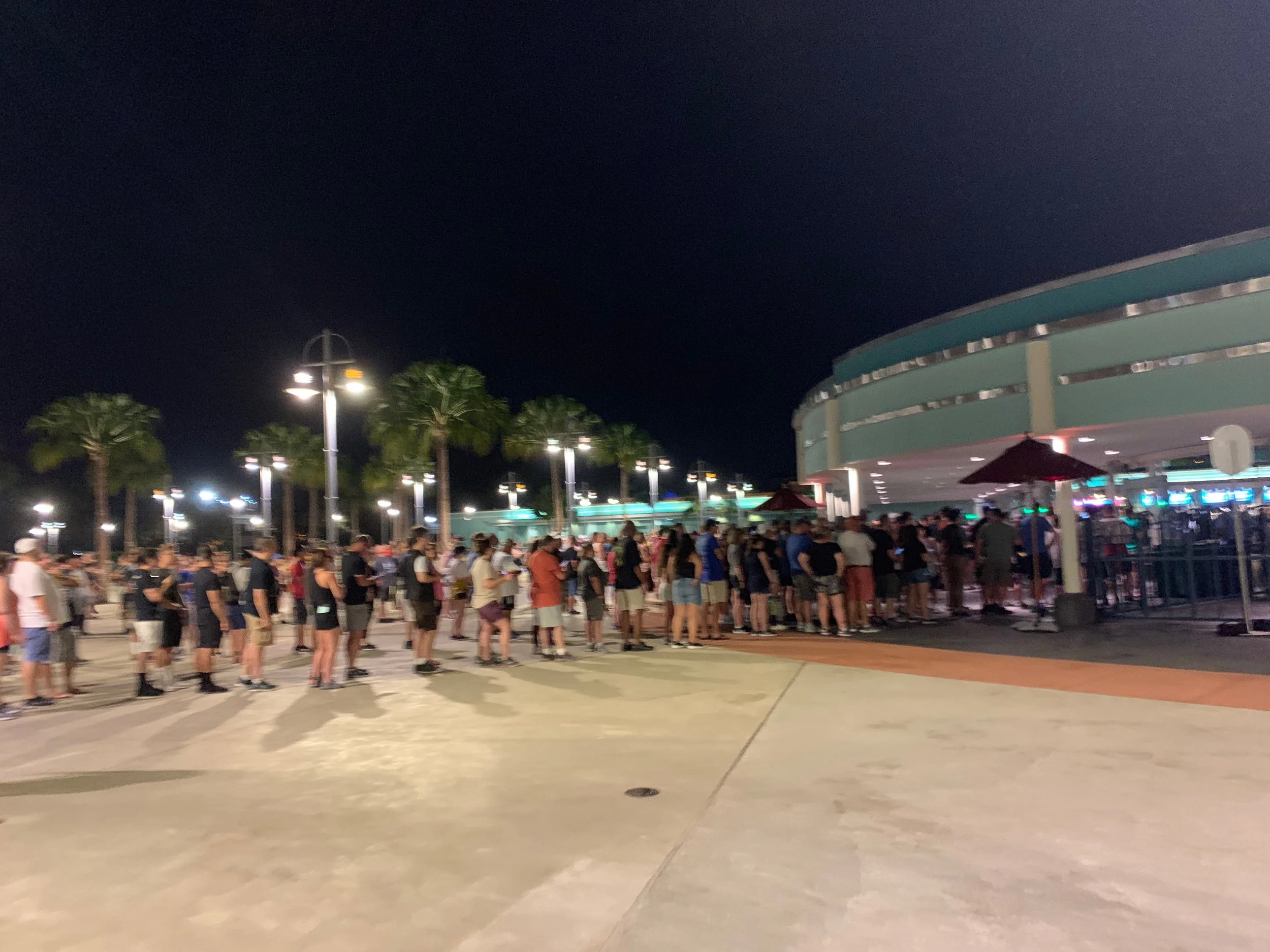 The line I joined to get in.
