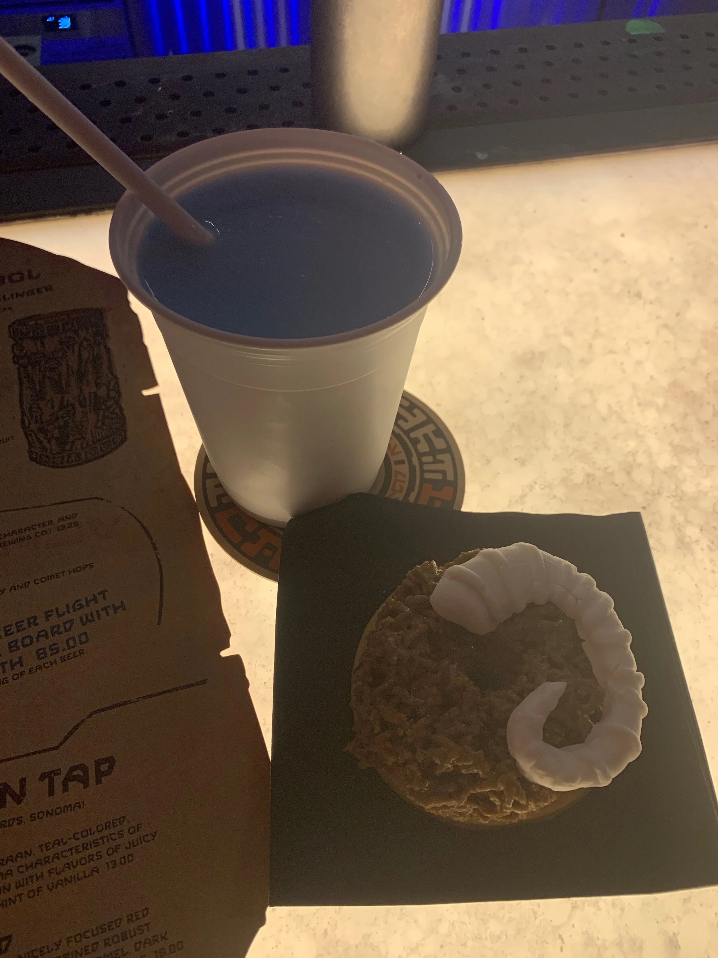 Blue Milk from Oga's - Yum!