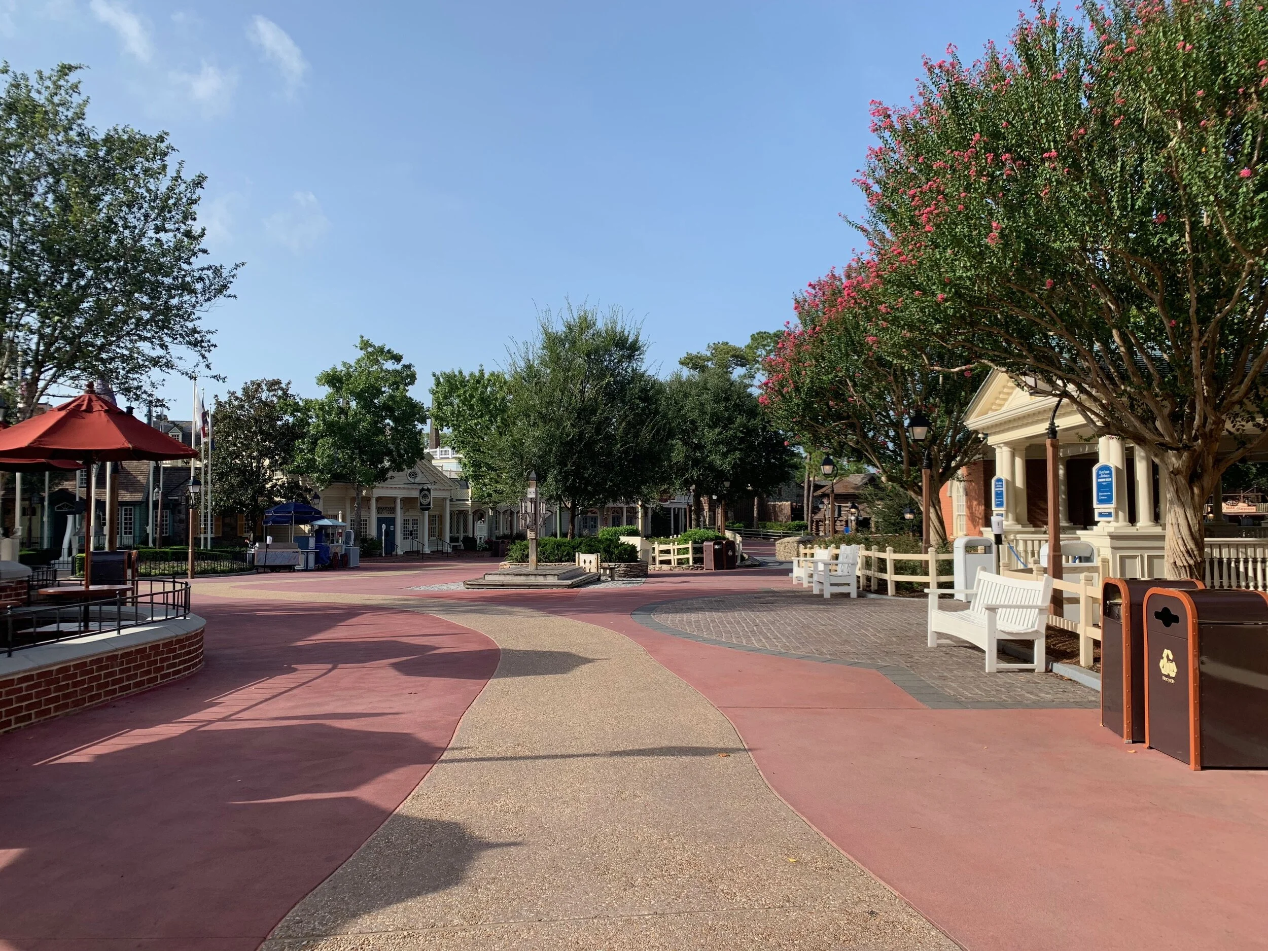 Empty Liberty Square
