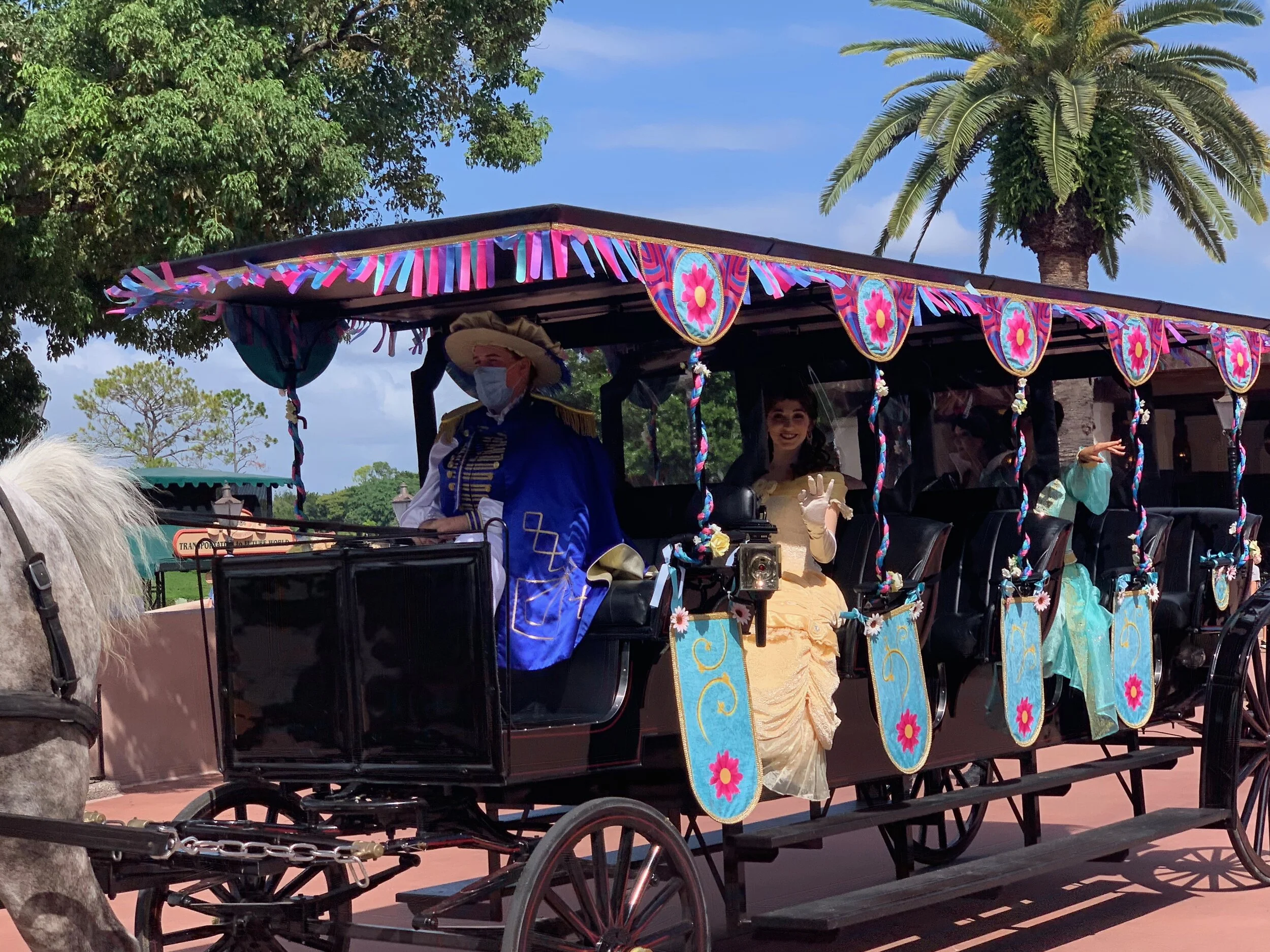 Princess calvacade at Epcot