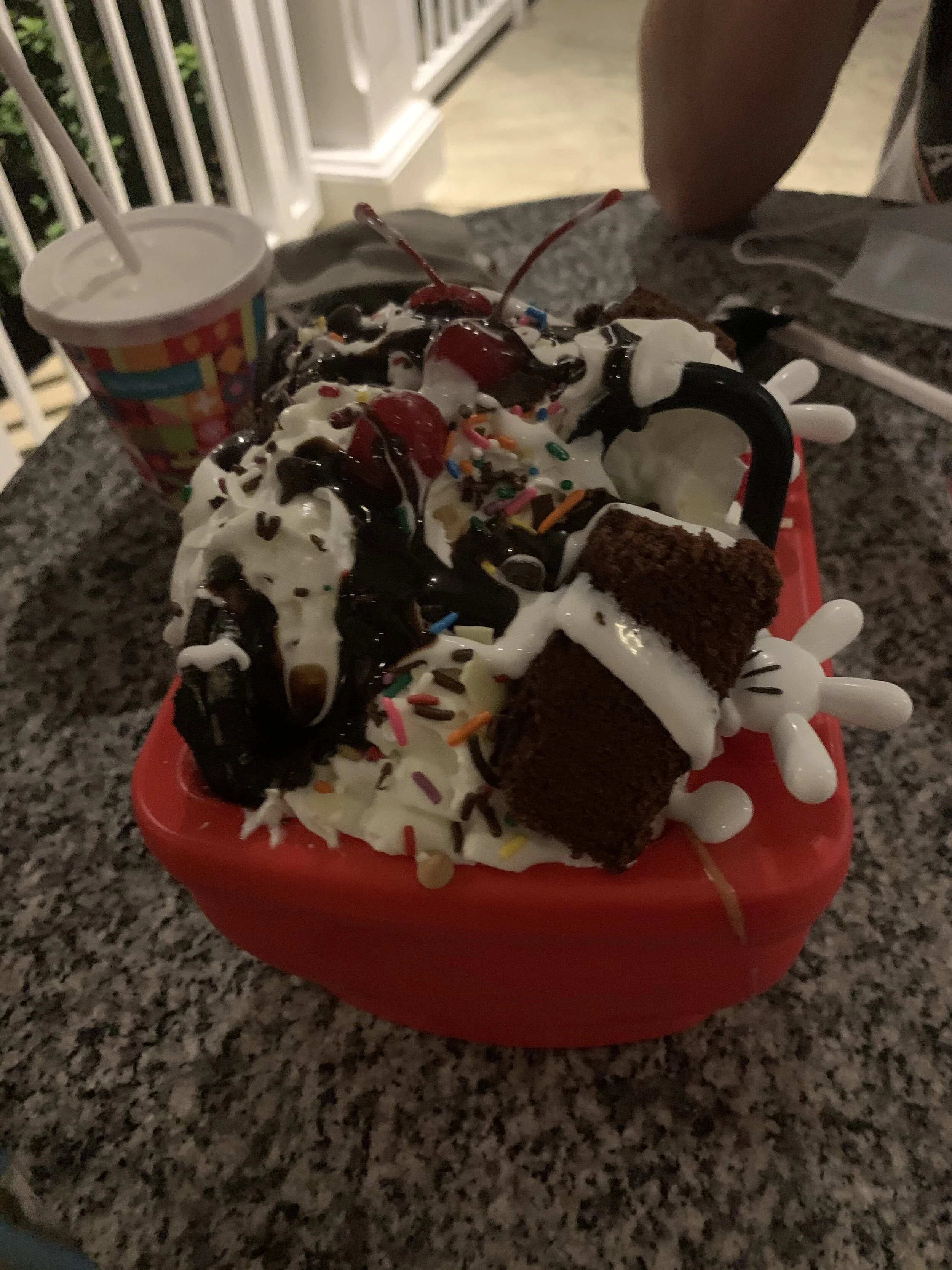 We couldn't finish it!