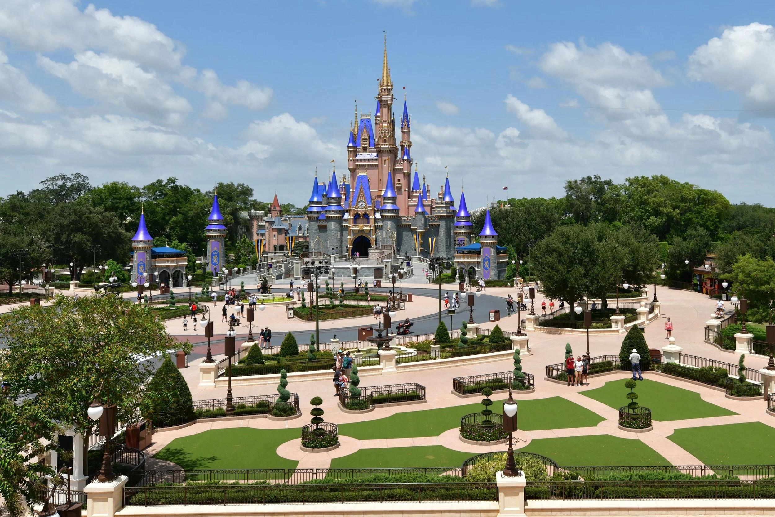 Empty park makes social distancing easy