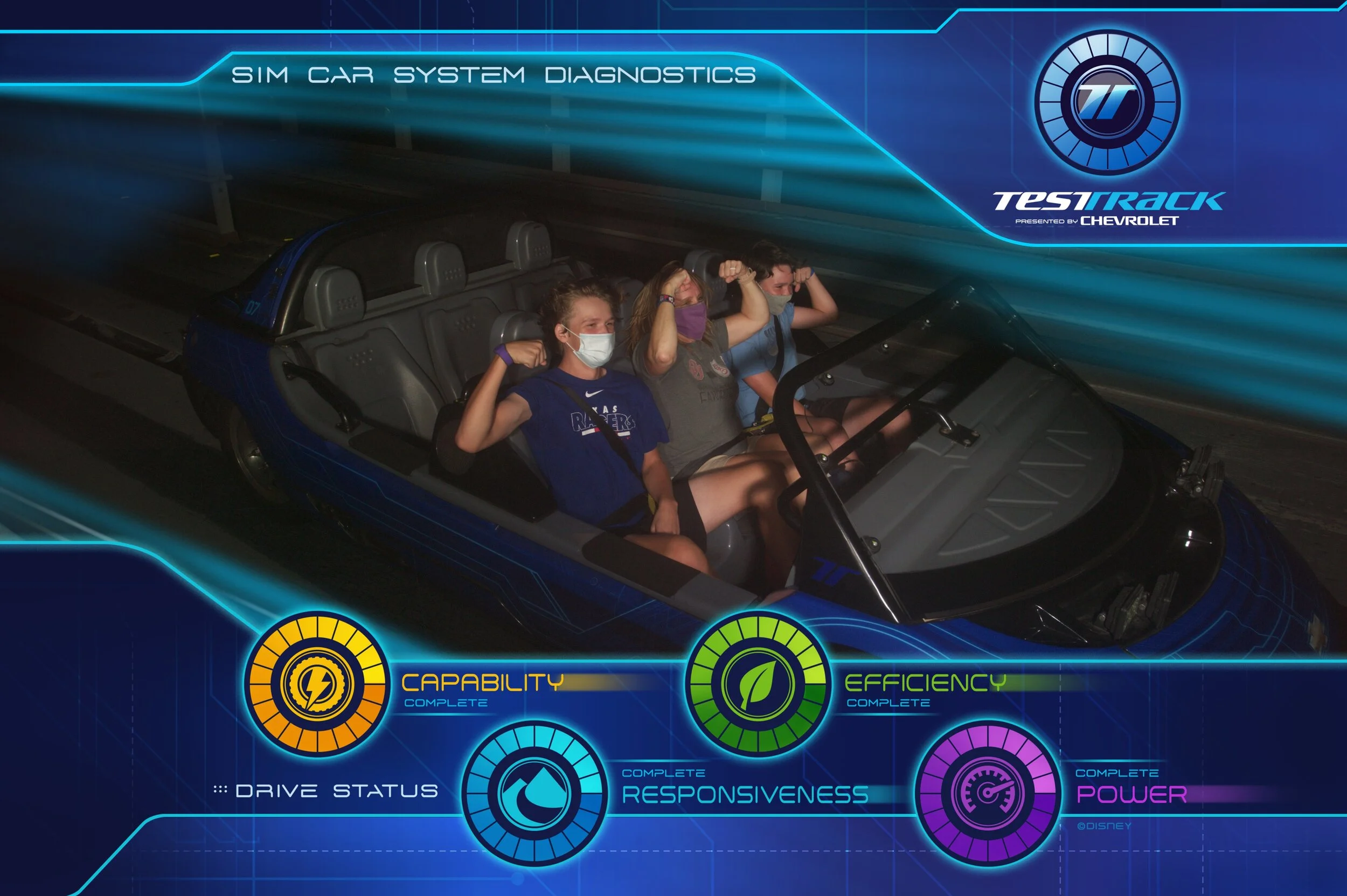 Don't have to share a car on Test Track!
