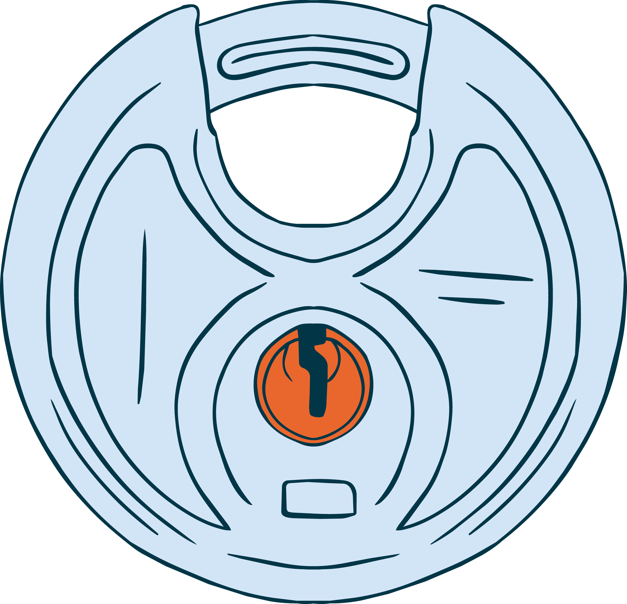 Illustration of a padlock