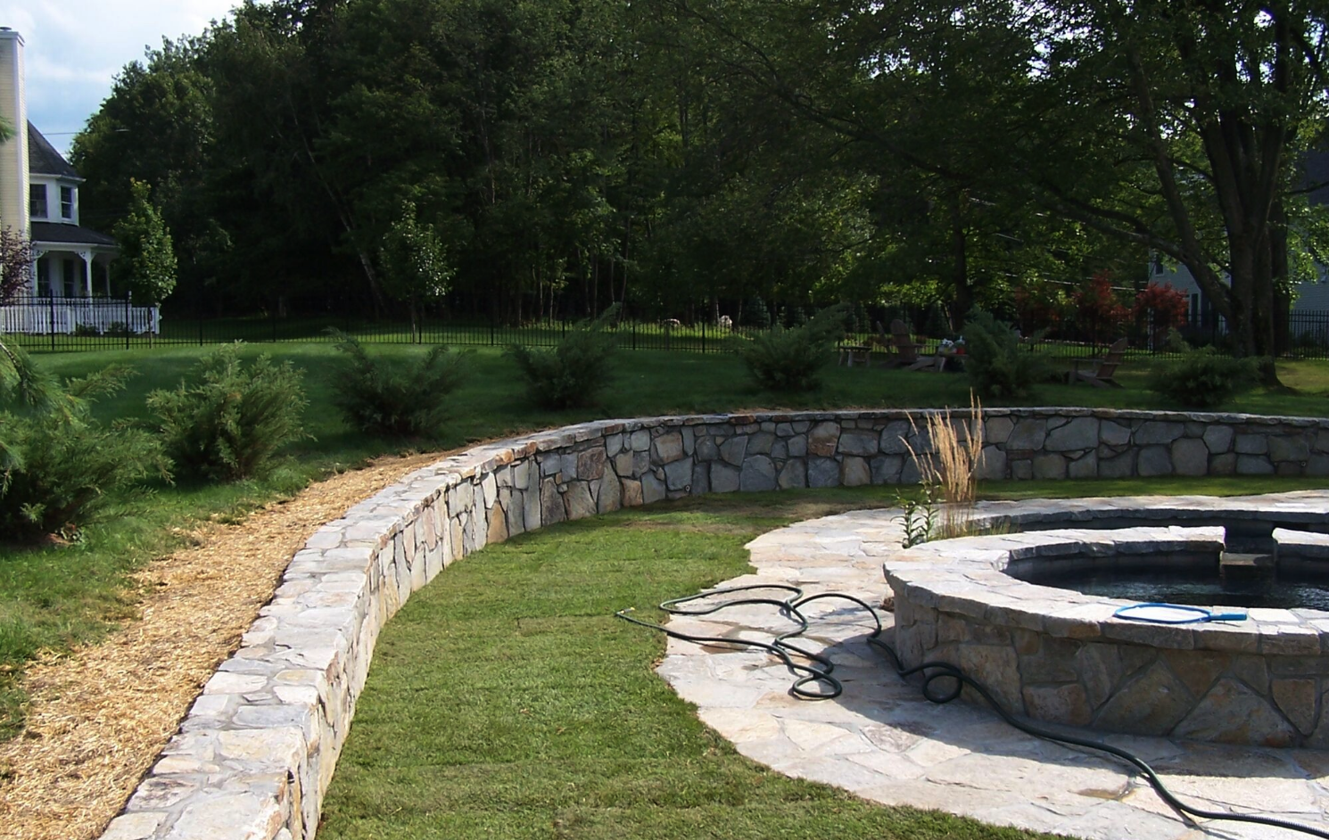 Westchester County, NY custom build fire pit