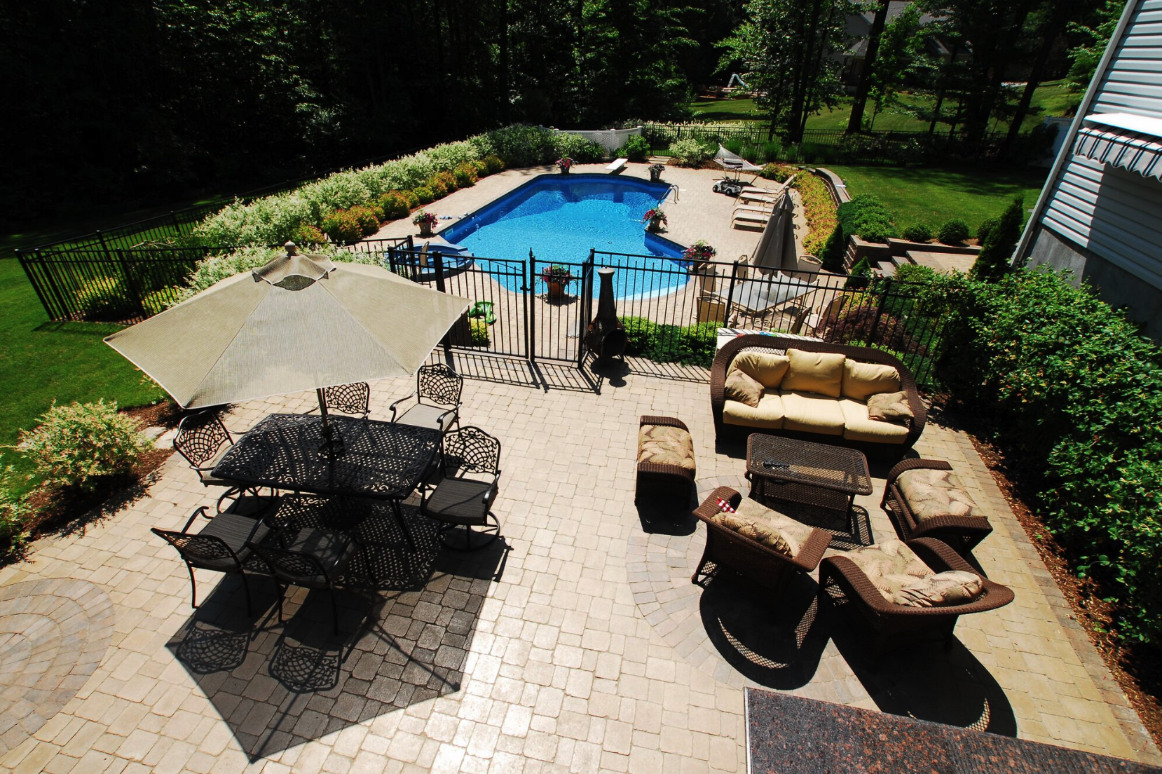 Landscape construction - patio installation in Westchester County NY