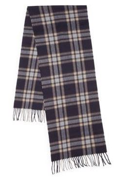 Saks Fifth Avenue Plaid Cashmere Scarf