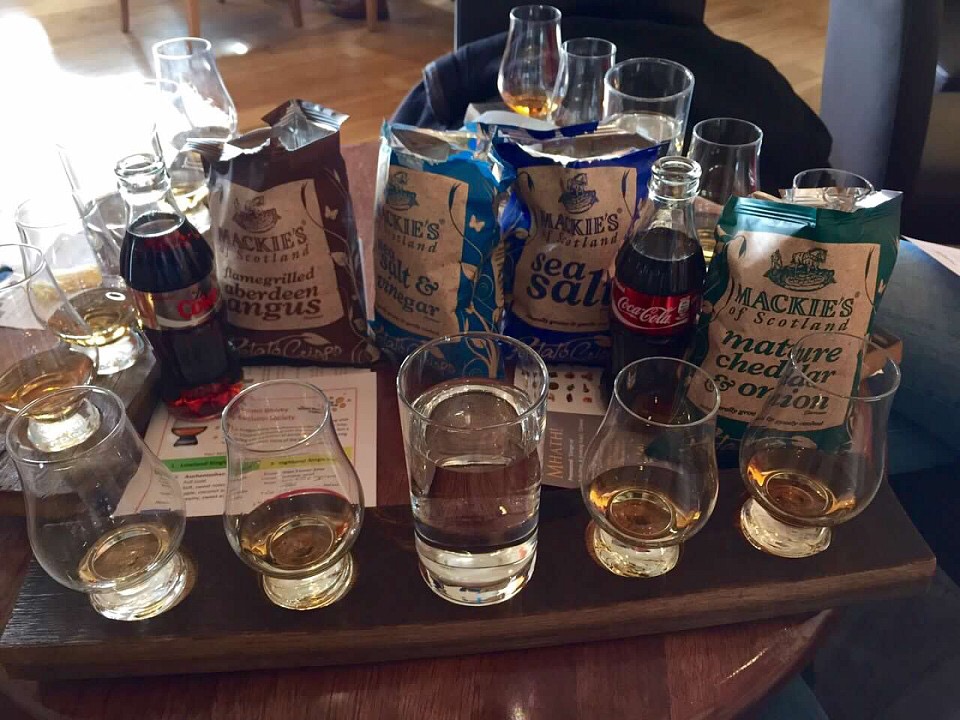 Scotch tasting in Edinburgh