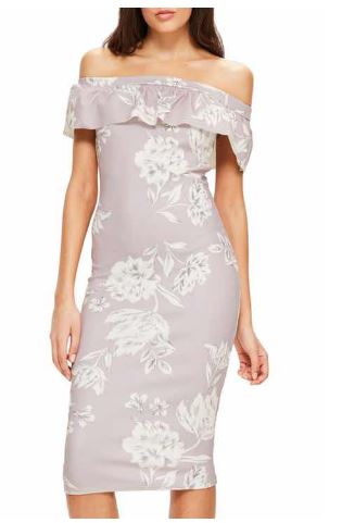 Missguided Off the Shoulder Bardot dress.JPG