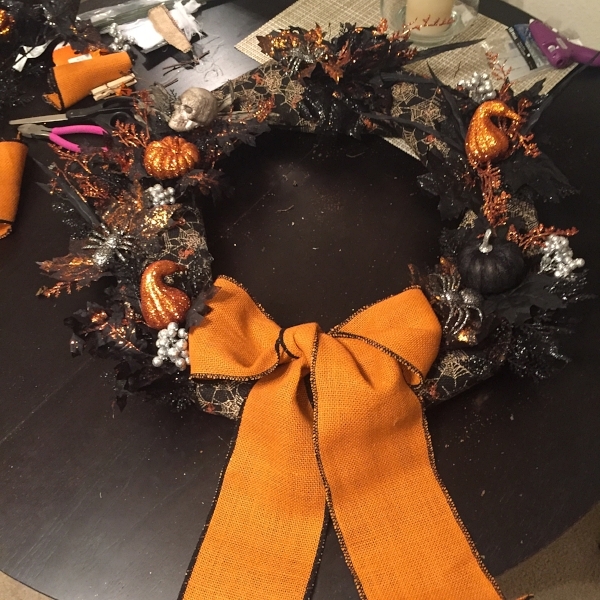 This is after wiping up what looked like pounds of glitter...