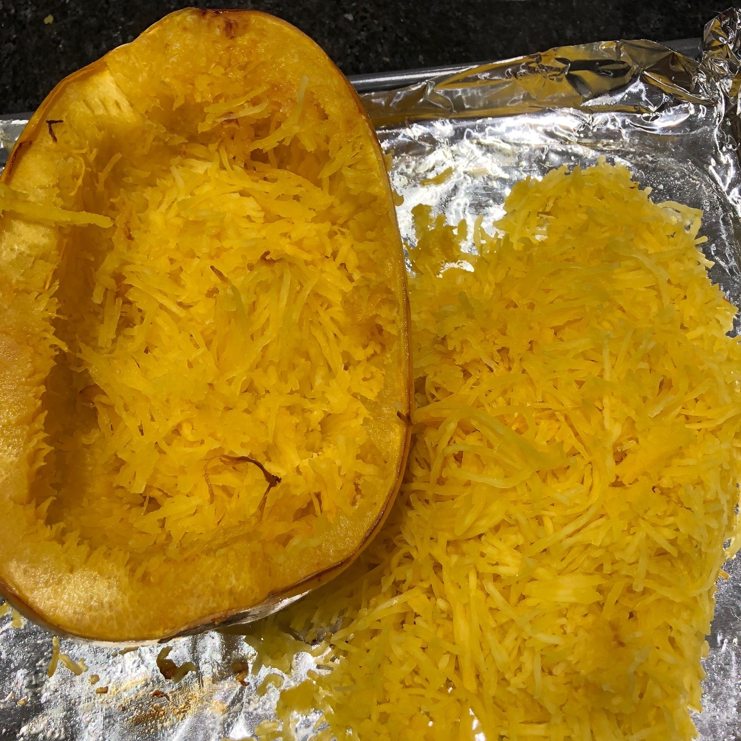 Whole 30 Garlic Spaghetti Squash — Every Piece Fits