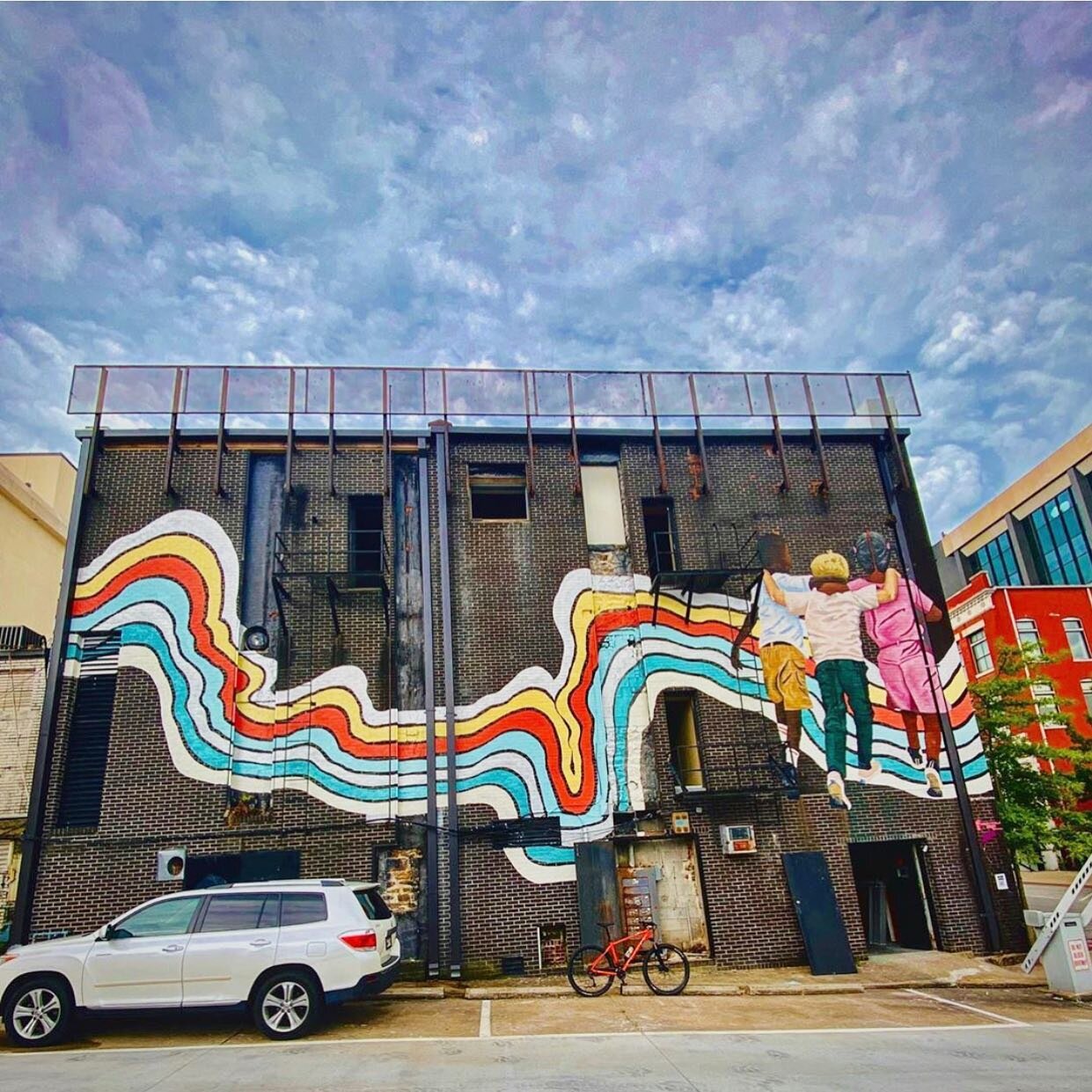 I got the opportunity to create this piece during summer 2020, in downtown Fayetteville along side 8 other great artists. 

The title of this piece is 

&ldquo;Better Together&rdquo; 

The way I approach public art is to create mural that inspires th