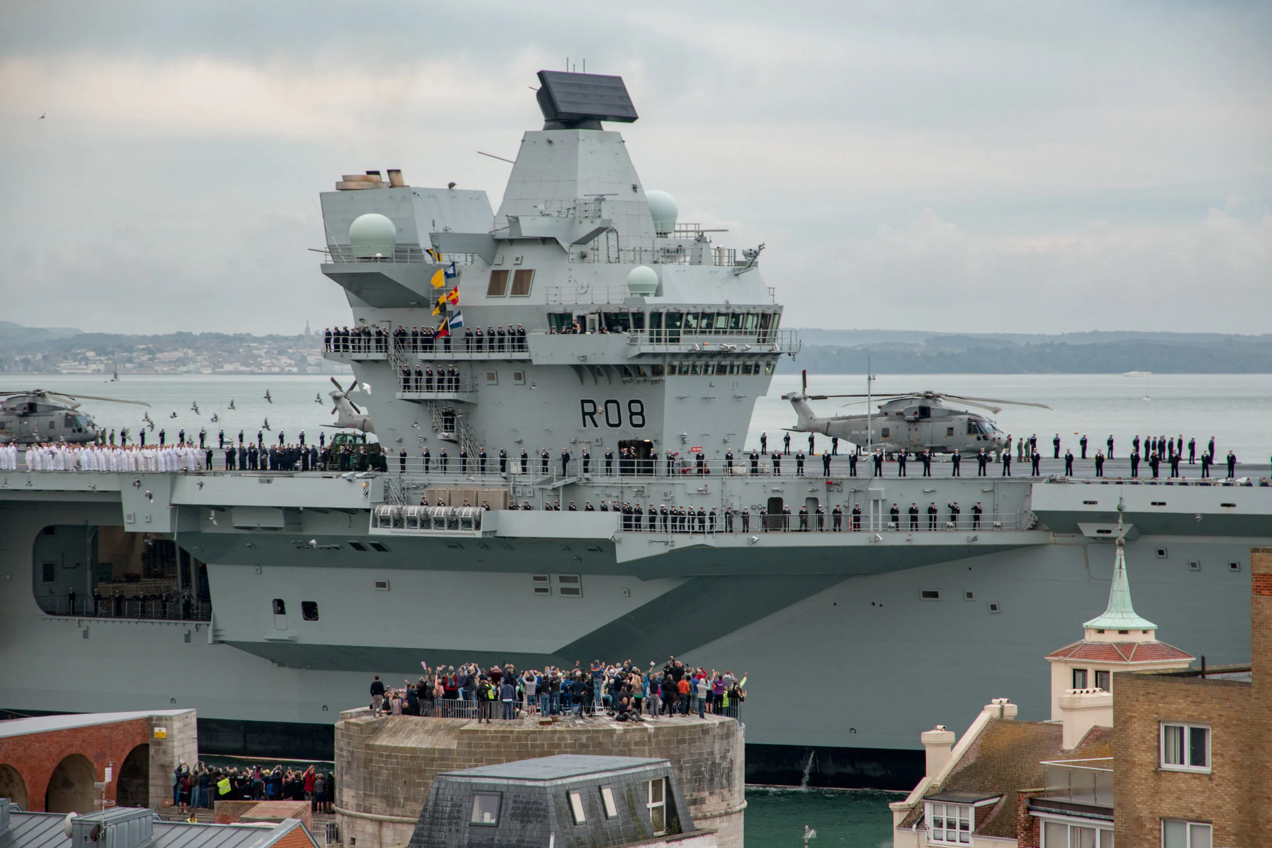 Reaching Two-Million People: our social media coverage of HMS Queen Elizabeth’s arrival