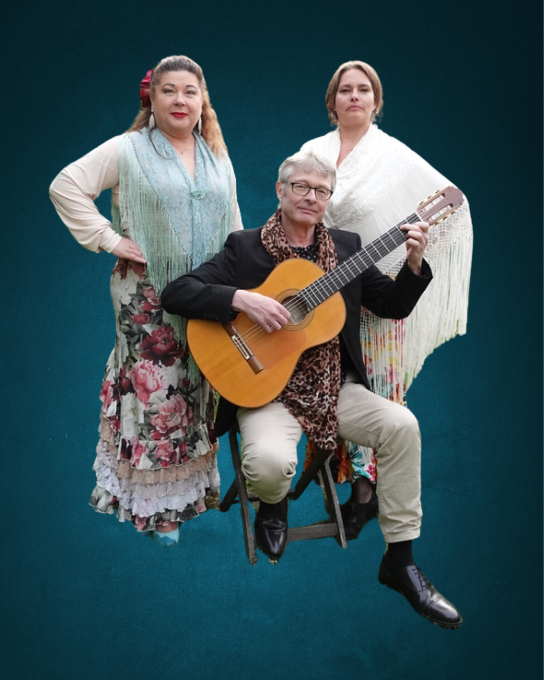 Los Flamencos Trio Teal .png