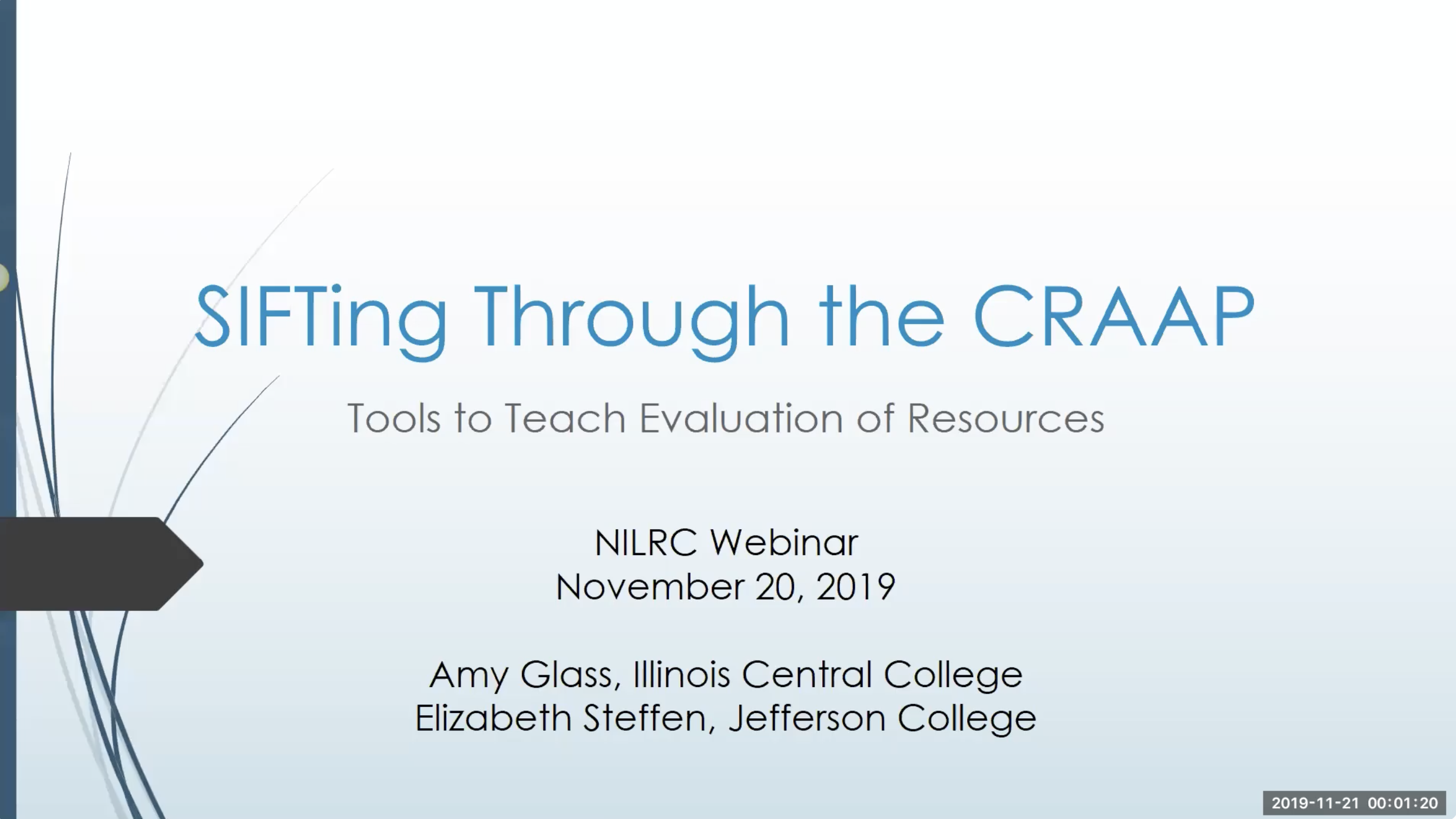 Screenshot from Video Presentation